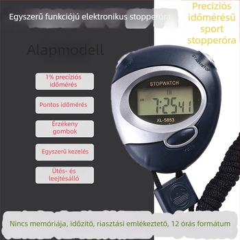 Elektronikus időmérő futás és atlétika számára, digitális edzésidőmérő diákoknak sportversenyekhez, modell 5853