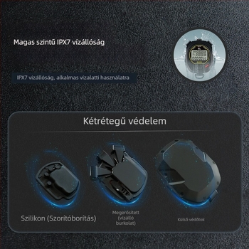 Yisheng elektronikus stopper testnevelőknek, vízálló, pause funkcióval, háromsoros kijelző, modellek: 810f (10 sor) / 8100f (100 csatorna)