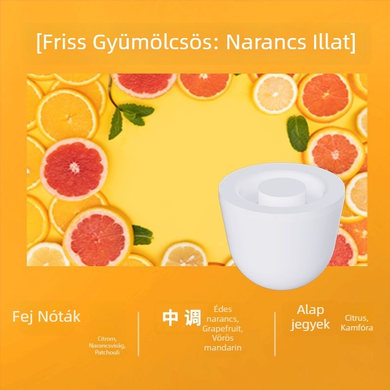 Autó aromaterápiás dísz - dekoratív illatotartóval, virágos és gyümölcsös illattal, 5-10 ml, 31-60 napos elpárolgási idő, üléshez való rögzítés