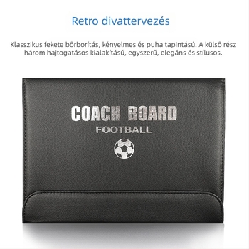 Kétoldalas mágneses futball-taktikai tábla játékvezetők és edzők számára