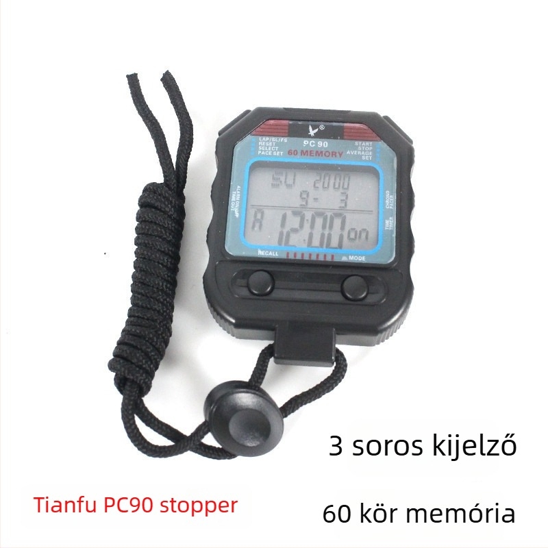 Tianfu elektronikus stopper, ABS ház, szünet funkció, 65 g