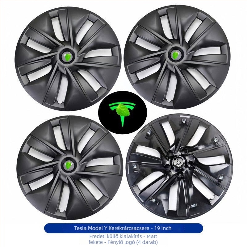 Tesla Model Y/3 kerékagyfedél – műanyag, testreszabható, kompatibil Model Y/3, származás Guangzhou