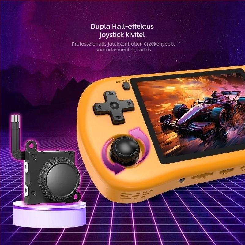 Powkiddy X35H hordozható retro játékkonzol vízszintes kijelzővel, nyílt forráskódú kézi eszköz GBA joystickkal