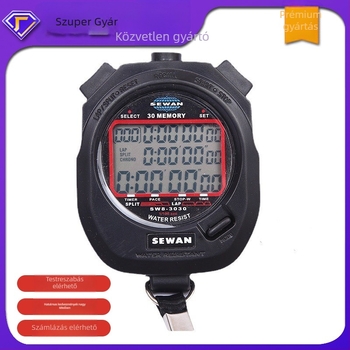 Thunder Win Card elektronikus időmérő pausz funkcióval, akril ház, nem vízálló, logó nyomtatása lehetséges