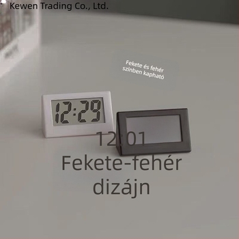 Mini hordozható asztali óra – aranyos, csendes, kompakt digitális óra nagy számjegyekkel