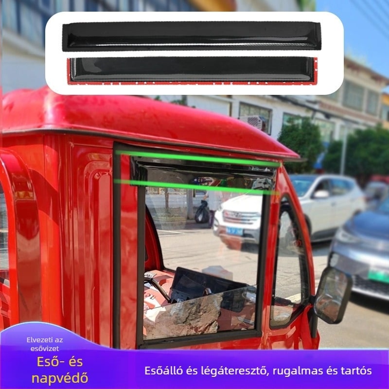 Eső- és napvédő sátor kisautókhoz, elektromos triciklikhez és négykerekű járművekhez – egyenes típusú védőfedél