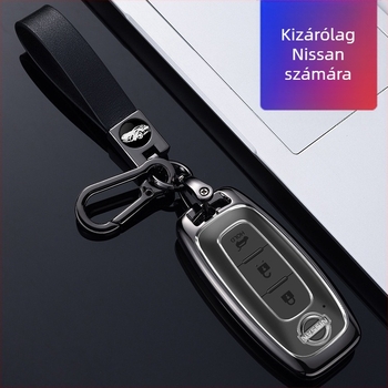Nissan fém kulcstartó – cinkötvözet, egyszerű stílus