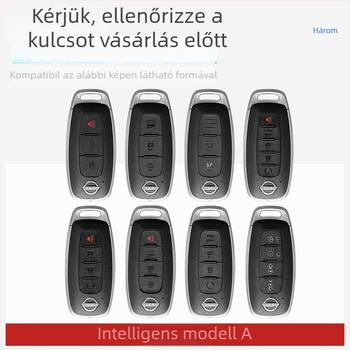 Nissan fém kulcstartó – cinkötvözet, egyszerű stílus