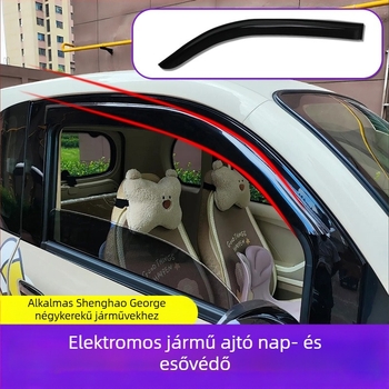 PU anyagú esővédő ablak elektromos négykerekű járműhöz – esővédő az ablakra; nincs testreszabás