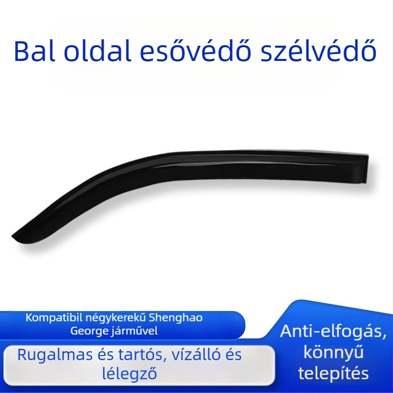PU anyagú esővédő ablak elektromos négykerekű járműhöz – esővédő az ablakra; nincs testreszabás