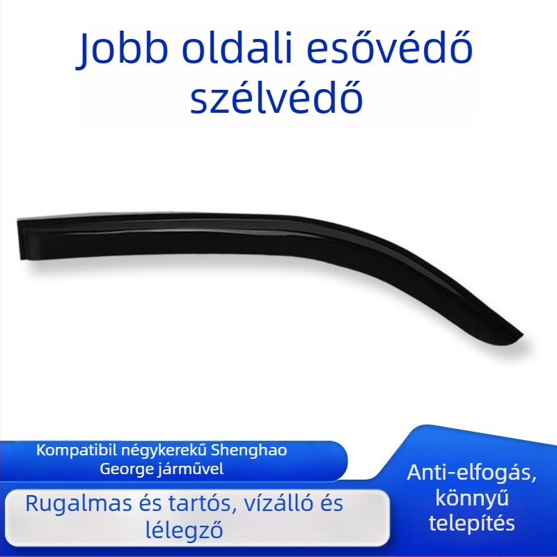 PU anyagú esővédő ablak elektromos négykerekű járműhöz – esővédő az ablakra; nincs testreszabás