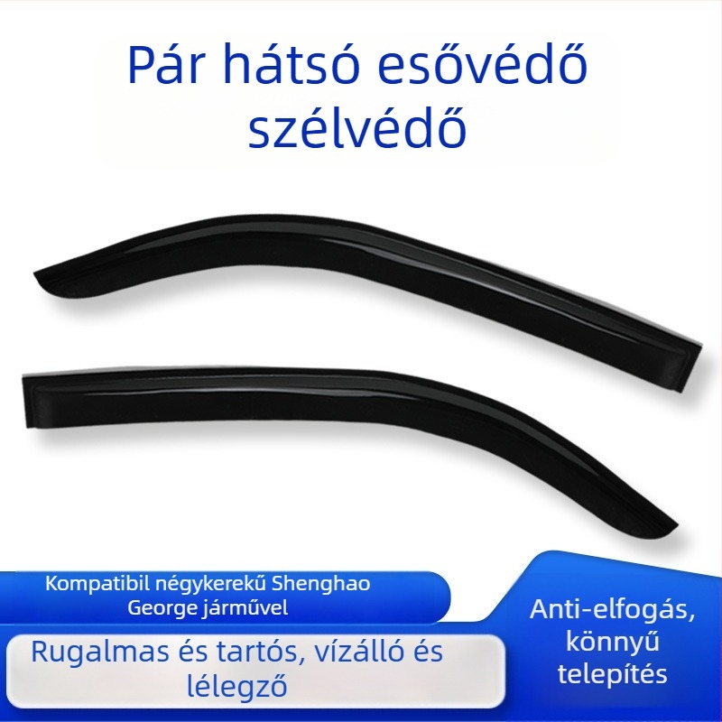 PU anyagú esővédő ablak elektromos négykerekű járműhöz – esővédő az ablakra; nincs testreszabás