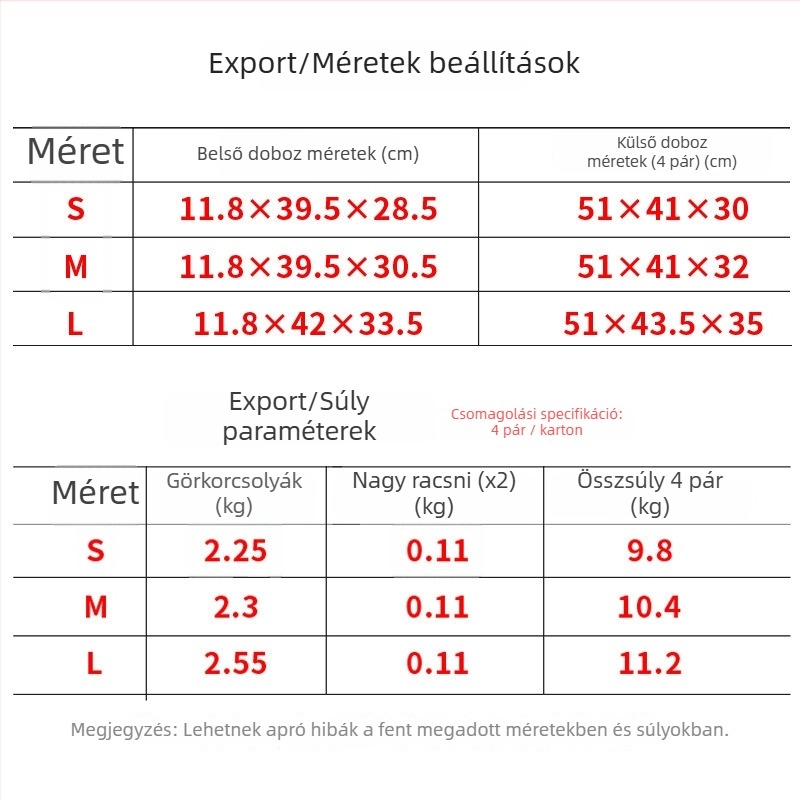 Gyerekeknek szánt korcsolyák két soros kerekekkel, állítható, PU+Mesh felsőrész, TPR talp, PU kerekek