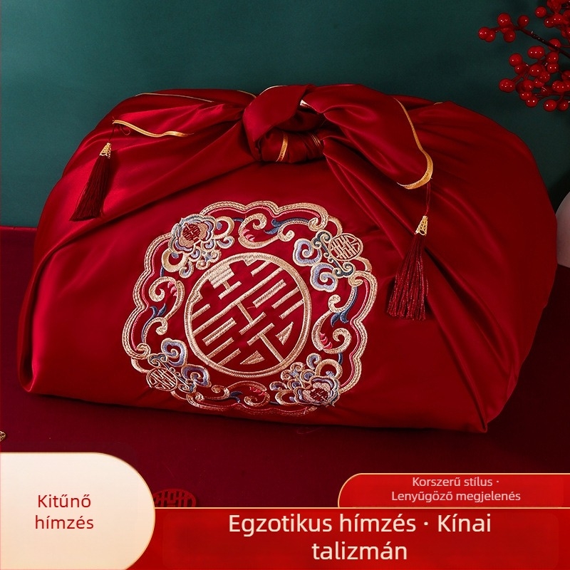 Esküvői textilcsomagoló készlet — anyag: szövet, termékszám 111, kategória: Egyéb esküvői kellékek, felhasználás: esküvő