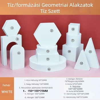 EVA hab háttérpanel termékfotózáshoz – 3D geometriai dekoráció