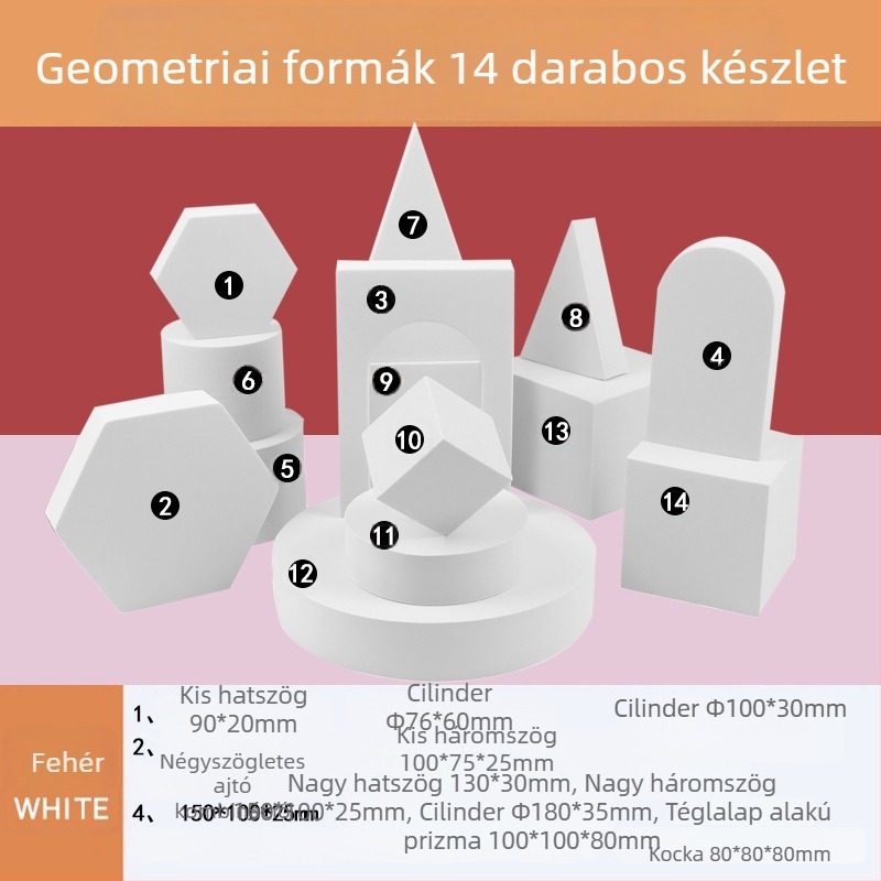 EVA hab háttérpanel termékfotózáshoz – 3D geometriai dekoráció