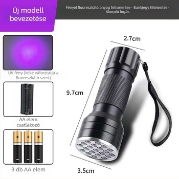 Mini LED-zseblámpa ékszerek és jade azonosítására, bankjegy-ellenőrzésre és köröm művészethez – többfunkciós kompakt fény, 5W LED, 800 mAh akkumulátor, töltés, 4–6 óra üzemidő, 100–200 m hatótáv