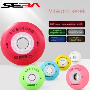 Migao SEBA virágmintás világító kerekek gyerekeknek görkorcsolyákhoz