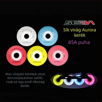 Migao SEBA virágmintás világító kerekek gyerekeknek görkorcsolyákhoz