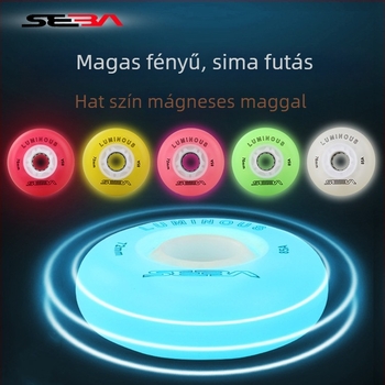 Migao SEBA virágmintás világító kerekek gyerekeknek görkorcsolyákhoz