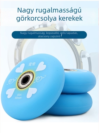 Görkorcsolya 83A PU kerekekkel, magas rugalmasságú lemez és kopásálló eredeti kerekek