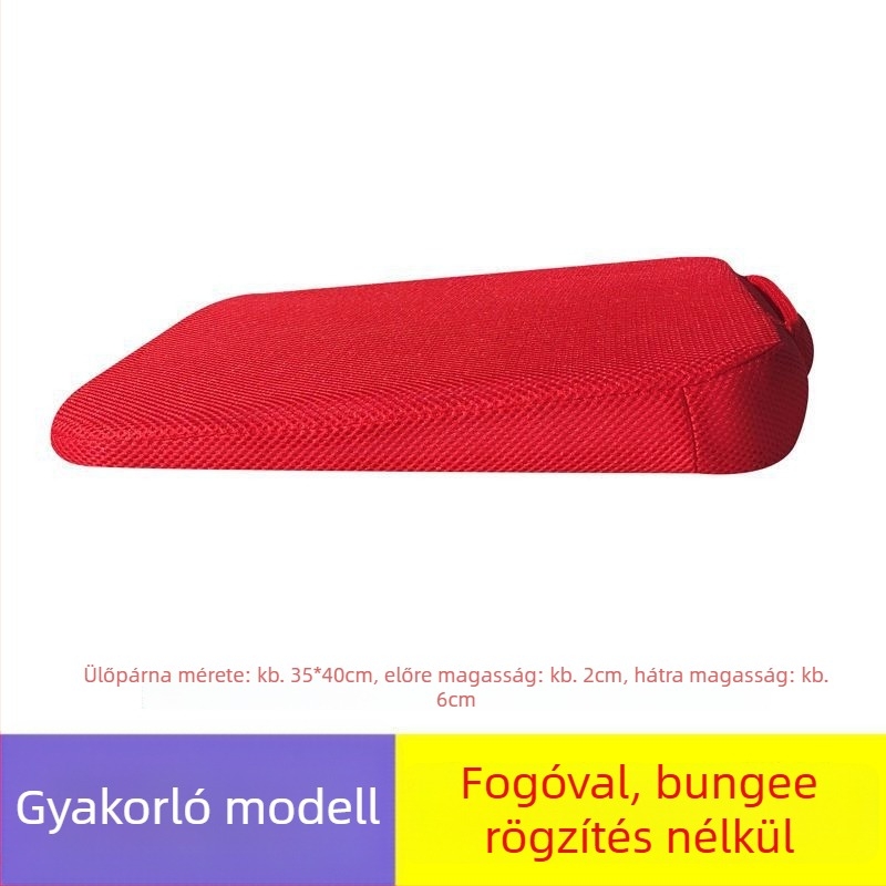 Vezetéshez üléspárna – sík alak, libatoll töltés, felület akril rost, nyári használatra, a vezetési vizsga gyakorlásához (2–3 tantárgyak)