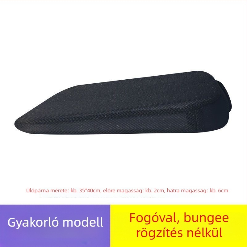 Vezetéshez üléspárna – sík alak, libatoll töltés, felület akril rost, nyári használatra, a vezetési vizsga gyakorlásához (2–3 tantárgyak)