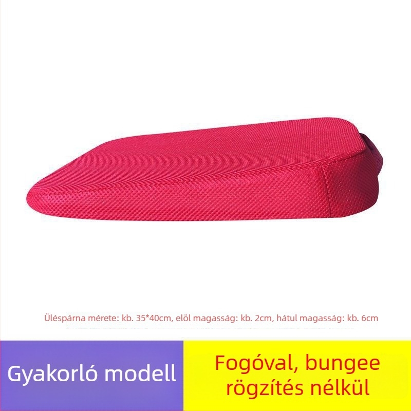 Vezetéshez üléspárna – sík alak, libatoll töltés, felület akril rost, nyári használatra, a vezetési vizsga gyakorlásához (2–3 tantárgyak)