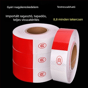 Kamion karosszériájára reflexiós matrica, ragasztópaszta, ragasztással történő telepítés, minta Blank/000352, testreszabható logó