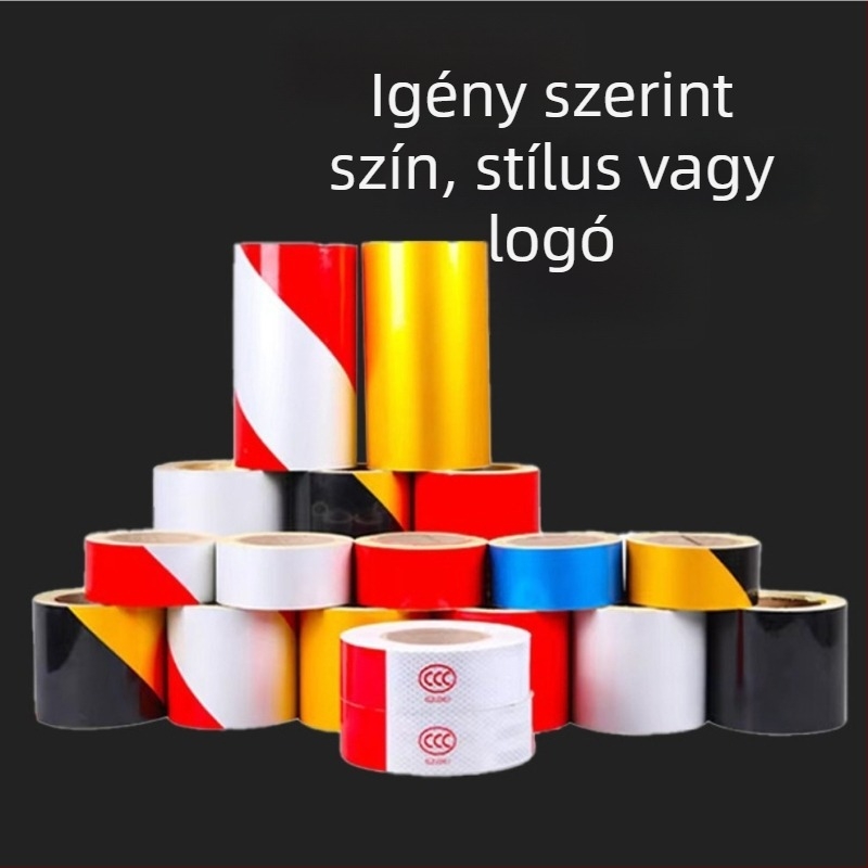 Kamion karosszériájára reflexiós matrica, ragasztópaszta, ragasztással történő telepítés, minta Blank/000352, testreszabható logó