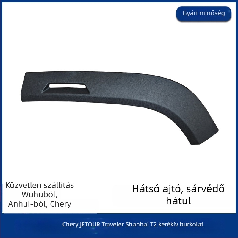 Jietu Traveler kerékív díszpanel profil – felső dekoratív panel, első és hátsó, bal és jobb, kompozit anyag