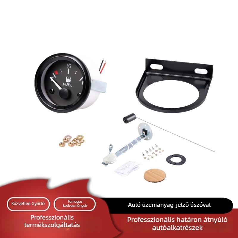 12V univerzális üzemanyag-mérő, 52 mm, lebegő indikátorral