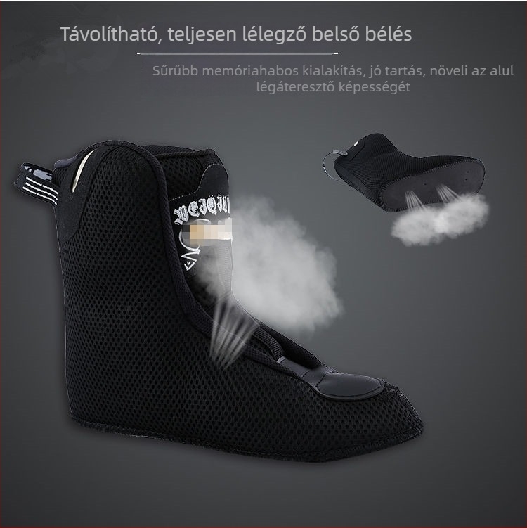 Memóriahabos belső bélés görkorcsolyához, PU + hálós felső rész, egysoros kerékkel kompatibilis, uniszex