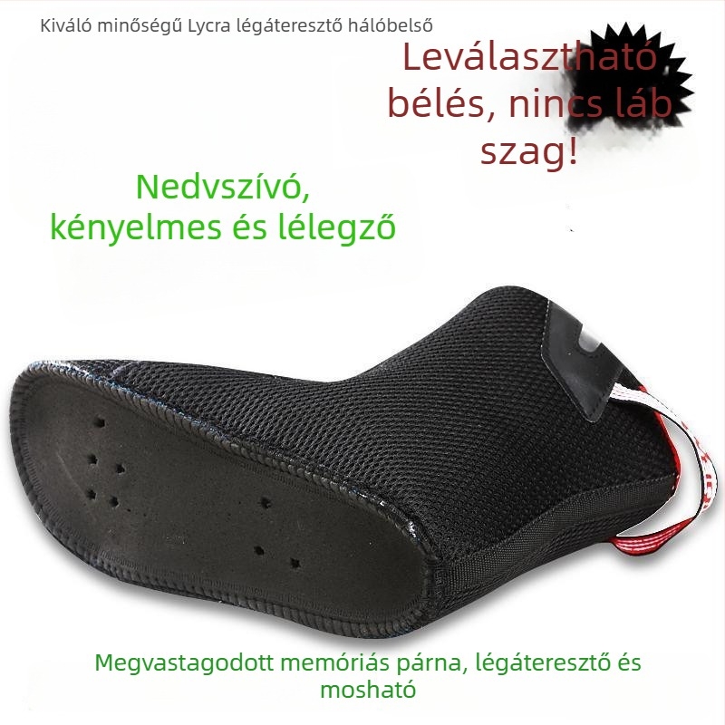 Memóriahabos belső bélés görkorcsolyához, PU + hálós felső rész, egysoros kerékkel kompatibilis, uniszex