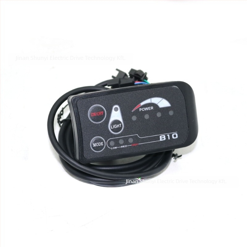 Zuncontrol S810 kijelző elektromos kerékpár segédhajtáshoz, 24/36/48V