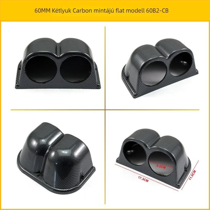 Jármű műszerfal tartó - Retrofitting, műanyag, 12V, 52, 0.4