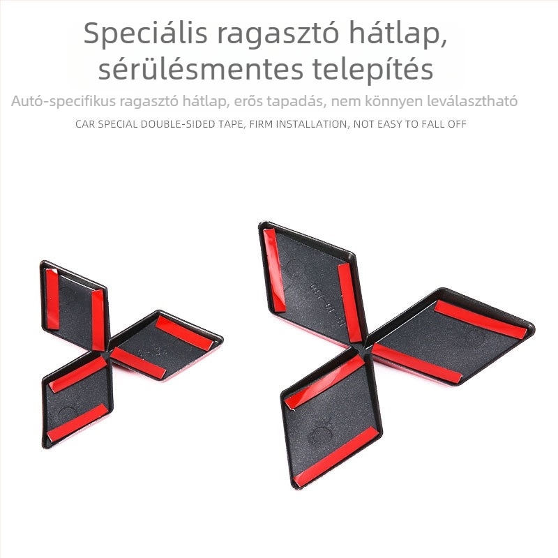 Autólogó matrica | Anyag: ABS • Mintázat: szénszálas textúra • Szerelés: ragasztó típus