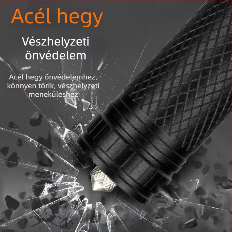 P50 magas teljesítményű LED kültéri keresőfény, alumíniumötvözet, újratölthető, vízálló