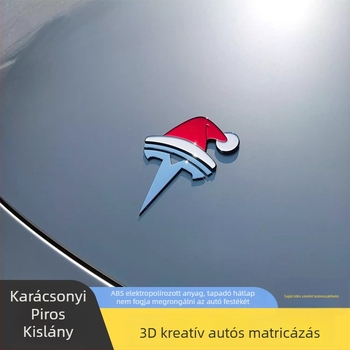 Autó karosszéria matricák - 3D anyag, szám mintázat, ragasztóval történő felszerelés, csomagtartóhoz