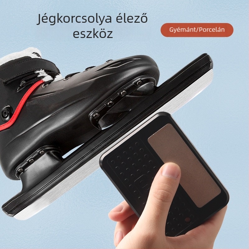 Jégkorcsolya élező, modell 1508, emery anyag, szemcse 400, jégkorcsolyák élezésére, tömeg 116 g