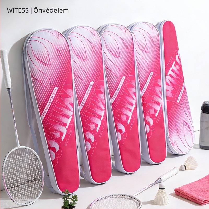 Női tollaslabda ütő táska egy vállhevederrel - vászon, modell YB111, márka WITESS/Attacker, felnőtteknek, alkalmas badminton/tenisz kültéren