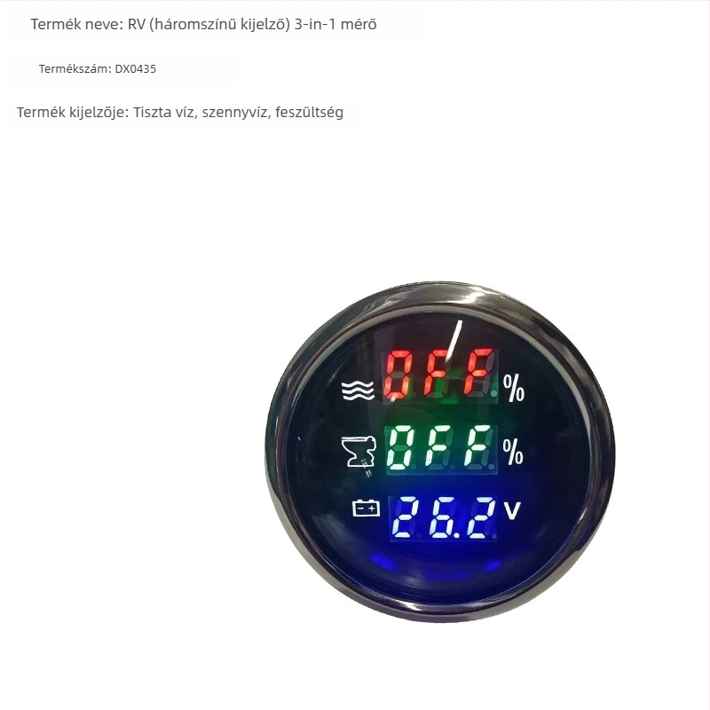 LED kijelző autó mérőműszer TYTXRV, modell 1