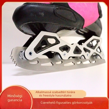 Görkorcsolya egyetlen kerékkel, kerék rozsdamentes acélból, cserélhető penge, univerzális illeszkedés — Leopard cool bku