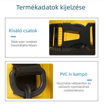 Vízálló vödör táska PVC hálós anyaggal, vízálló anyag, testre szabható logó nyomtatással