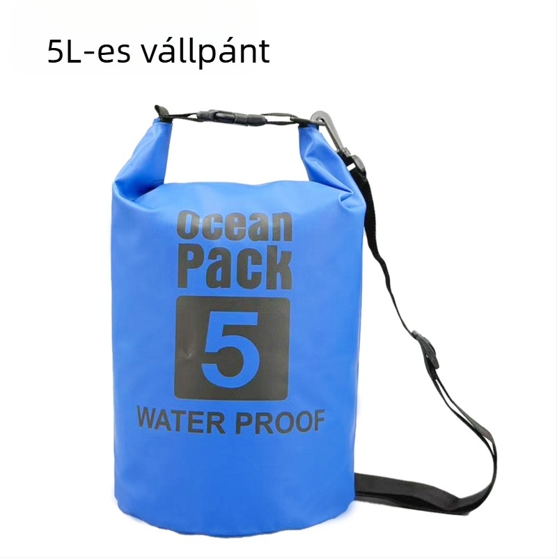 Vízálló vödör táska PVC hálós anyaggal, vízálló anyag, testre szabható logó nyomtatással