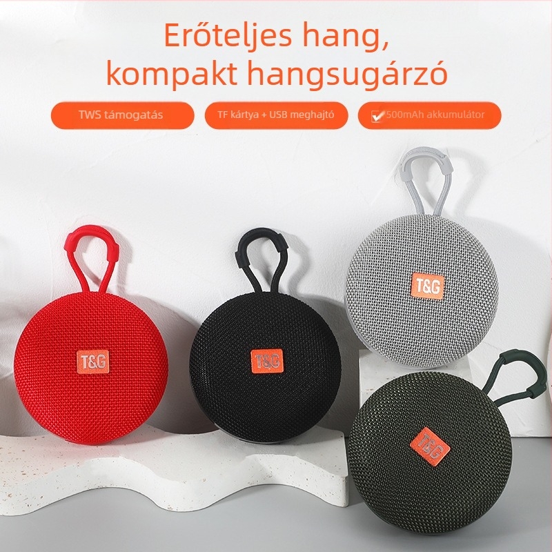 TG352 Bluetooth hangszóró - kültéri, hordozható - 5W - IPX4 vízálló - beépített 500–800 mAh akkumulátor - Bluetooth 5.3 - hatótáv 10 m