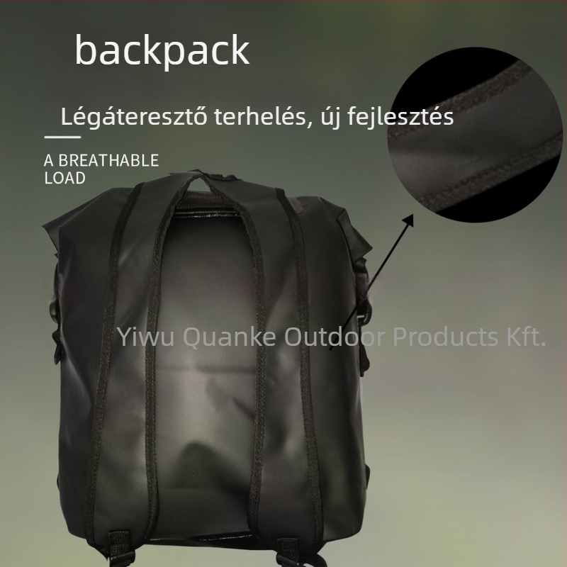 Trekkers 25L vízálló hátizsák túrázáshoz, búvárkodáshoz és hegymászáshoz — 500D clip mesh szövet, vízálló anyag