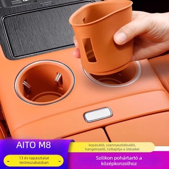 Szilikon csúszásmentes központi konzol pohár alátét XW-014