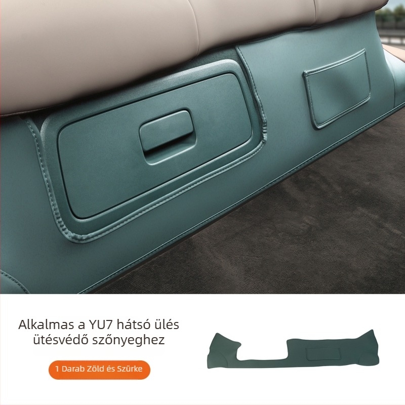 Bőr hátsó ülés alatti védőelem Xiaomi Yu7-hez illeszkedő — kopásálló autó belső kiegészítő, Guangzhou eredetű, logó nélkül, testreszabás nélkül