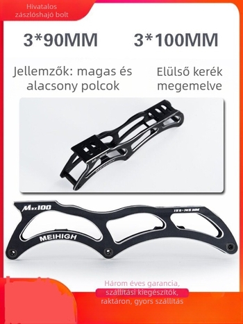Gyorskorcsolya cipő PVC felsőrésszel, TPR talppal és PU kerekekkel